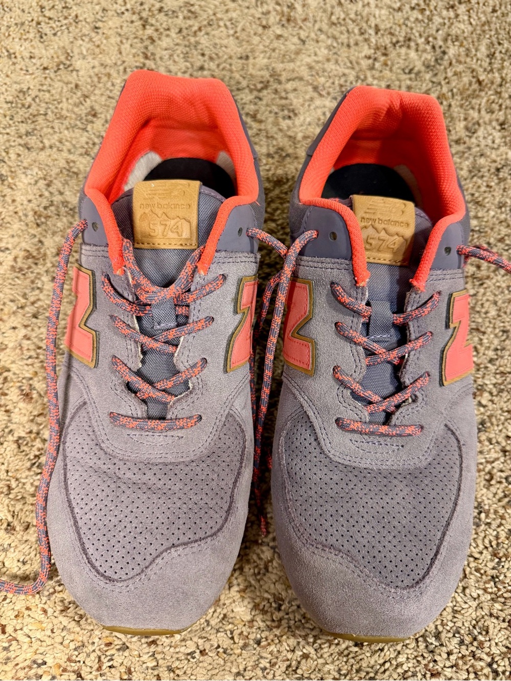 New Balance Women's Purple Sneakers with Pink Accents, Size 8.5 - Picture 2 of 9